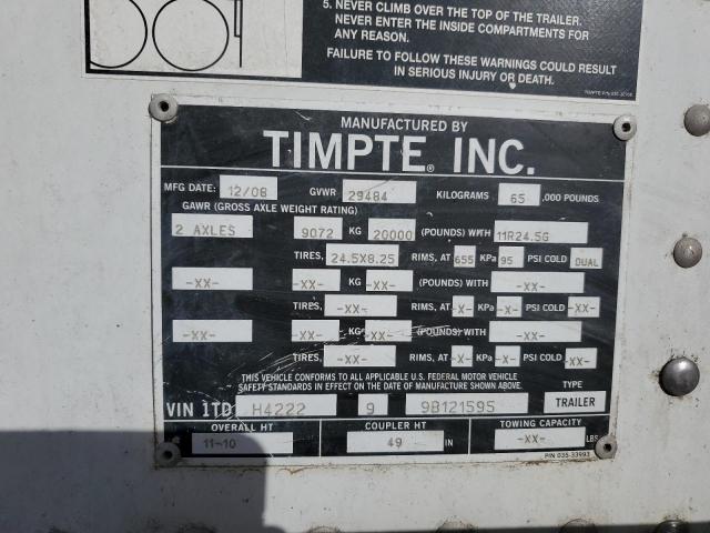 1TDH422299B121595 - 2009 TIMP HOPPER TRL 白色 照片 10