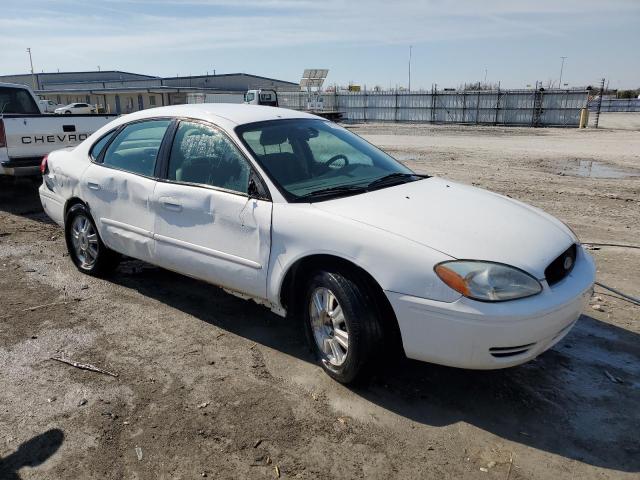 1FAFP56U97A129989 - 2007 FORD TAURUS SEL WHITE photo 4