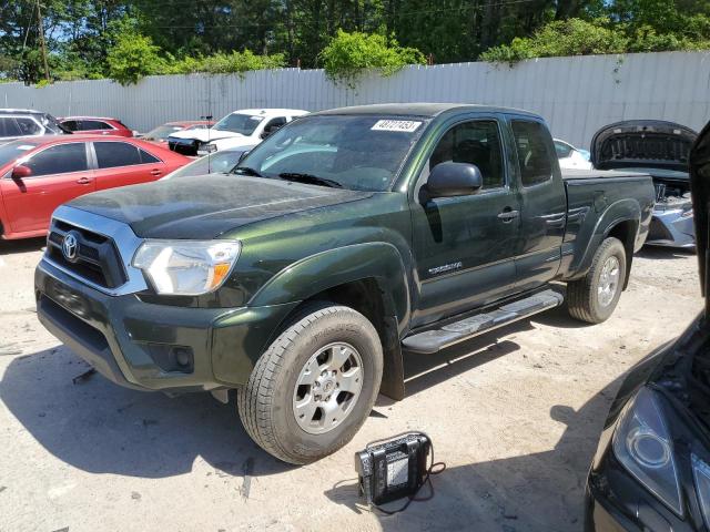 5TFTX4GNXDX015846 - 2013 TOYOTA TACOMA PRERUNNER ACCESS CAB GREEN photo 1