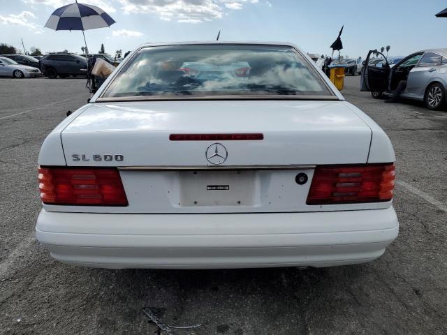 WDBFA76F6TF131137 - 1996 MERCEDES-BENZ SL 600 WHITE photo 6