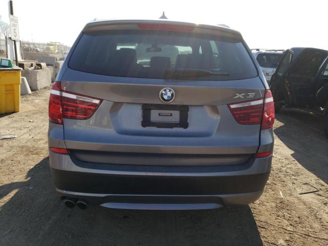 5UXWX9C52E0D28059 - 2014 BMW X3 XDRIVE28I GRAY photo 6