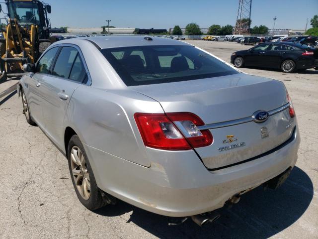 1FAHP2EW2AG102941 - 2010 FORD TAURUS SEL SILVER photo 3