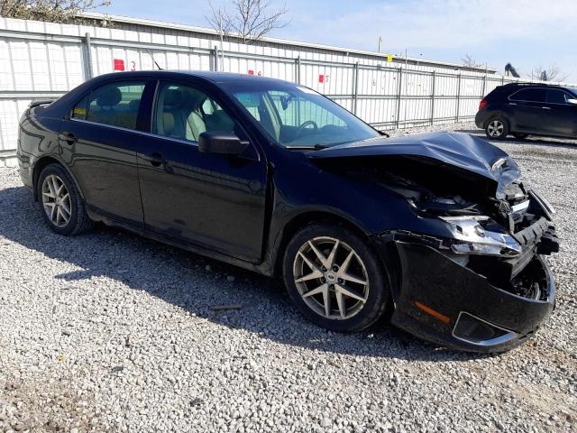 3FAHP0JA0BR143562 - 2011 FORD FUSION SEL BLACK photo 4