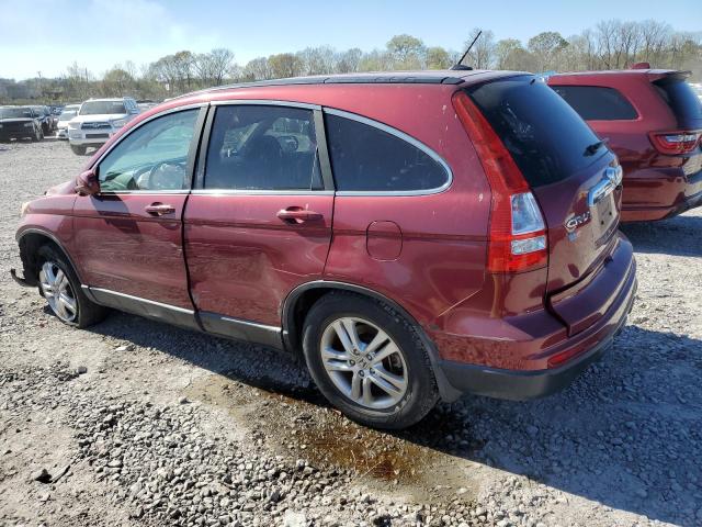 5J6RE3H73AL016537 - 2010 HONDA CR-V EXL RED photo 2