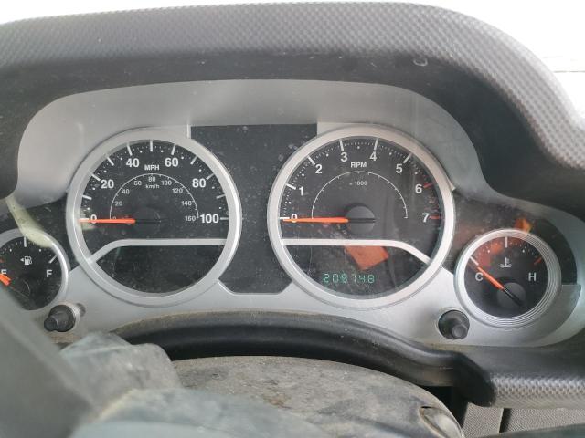 1J4BZ3H16AL178728 - 2010 JEEP WRANGLER U SPORT WHITE photo 9