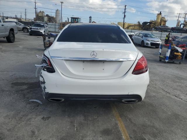 55SWF8DB7KU294728 - 2019 MERCEDES-BENZ C 300 WHITE photo 6