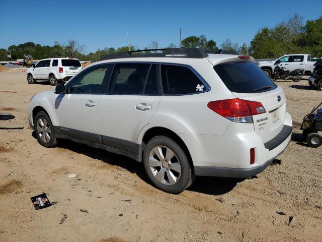 4S4BRBKC7B3345024 - 2011 SUBARU OUTBACK 2.5I LIMITED WHITE photo 2