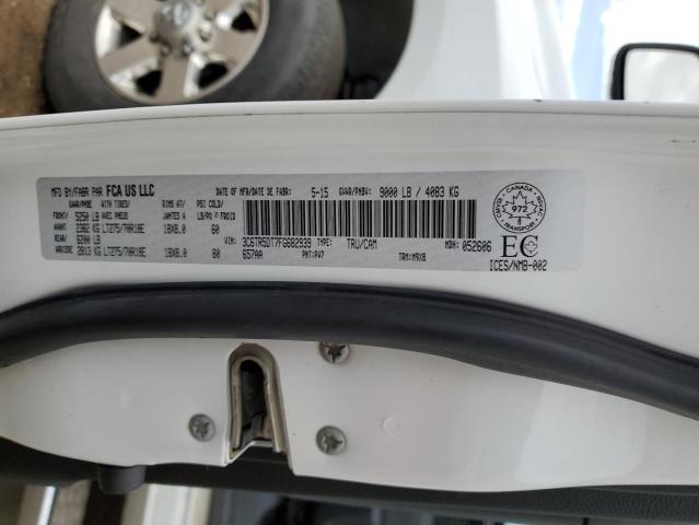 3C6TR5DT7FG682939 - 2015 RAM 2500 SLT WHITE photo 12