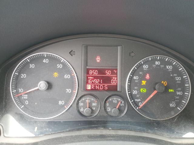 3VWEG71K67M151925 - 2007 VOLKSWAGEN JETTA WOLFSBURG 黑色 照片 9