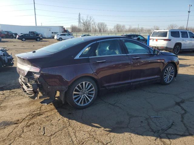 3LN6L5C94HR629907 - 2017 LINCOLN MKZ SELECT BURGUNDY photo 3