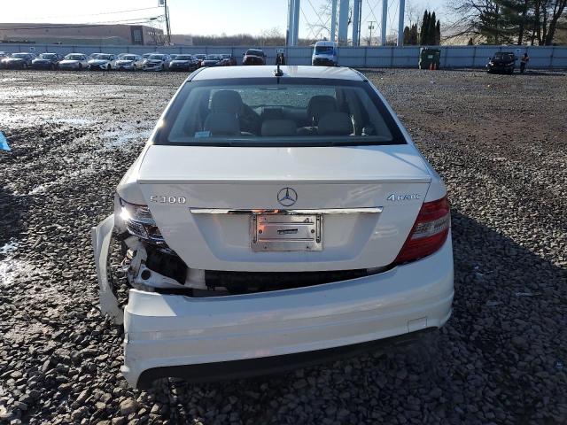 WDDGF8BB3BR157262 - 2011 MERCEDES-BENZ C 300 4MATIC WHITE photo 6