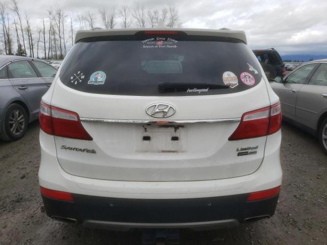 KM8SRDHFXFU120755 - 2015 HYUNDAI SANTA FE GLS WHITE photo 6