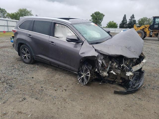 5TDJKRFH4GS236464 - 2016 TOYOTA HIGHLANDER XLE GRAY photo 4