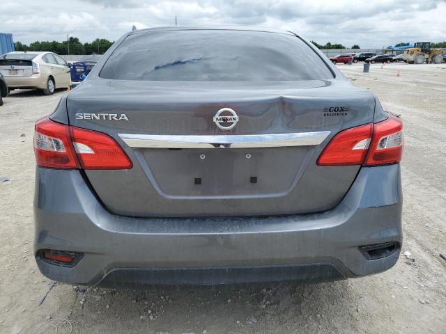 3N1AB7AP0KY386076 - 2019 NISSAN SENTRA S GRAY photo 6