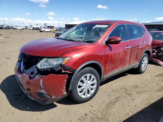 KNMAT2MV2FP561488 - 2015 NISSAN ROGUE S RED photo 1