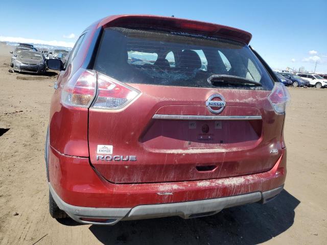 KNMAT2MV2FP561488 - 2015 NISSAN ROGUE S RED photo 6