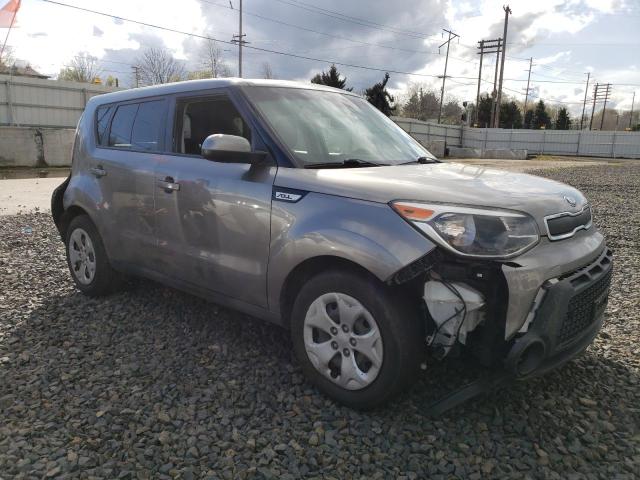 KNDJN2A27F7231267 - 2015 KIA SOUL GRAY photo 4