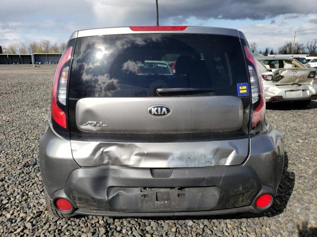 KNDJN2A27F7231267 - 2015 KIA SOUL GRAY photo 6