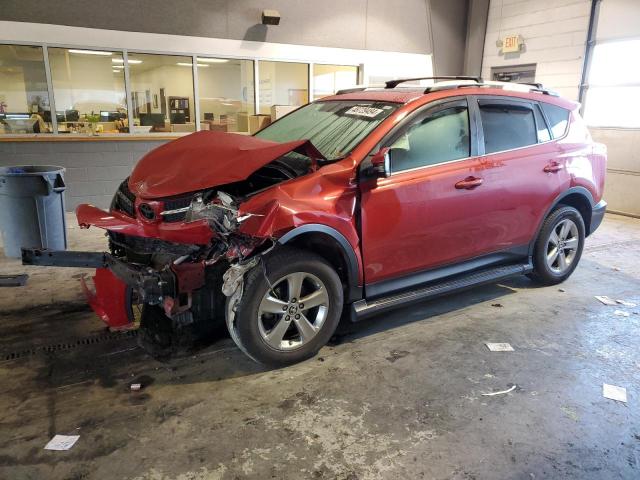 2T3RFREV8FW272220 - 2015 TOYOTA RAV4 XLE RED photo 1