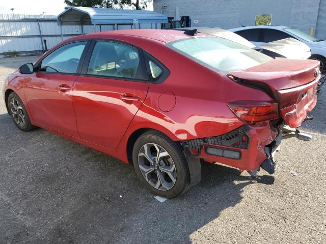 3KPF24AD3ME264162 - 2021 KIA FORTE FE RED photo 2