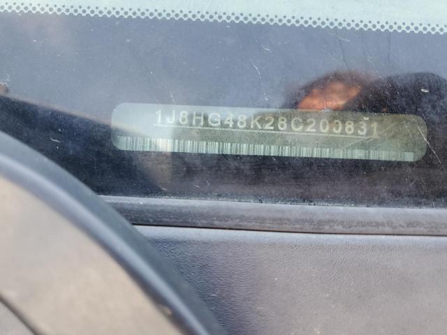 1J8HG48K28C200831 - 2008 JEEP COMMANDER SPORT შავი ფოტო 13