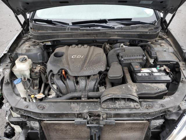 5NPEB4AC8CH481963 - 2012 HYUNDAI SONATA GLS GRAY photo 11