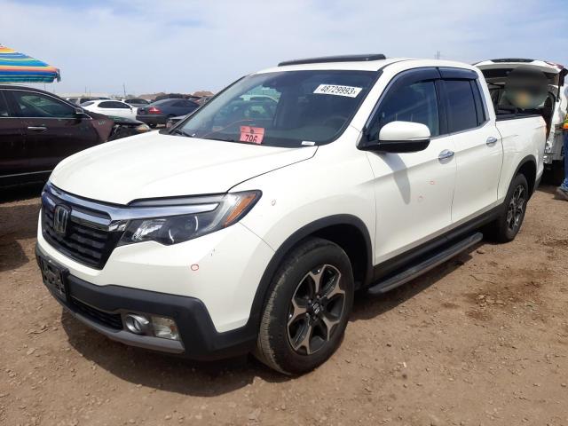 5FPYK3F75JB006406 - 2018 HONDA RIDGELINE RTL WHITE photo 1