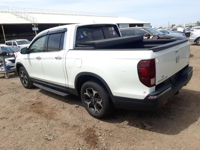 5FPYK3F75JB006406 - 2018 HONDA RIDGELINE RTL WHITE photo 2