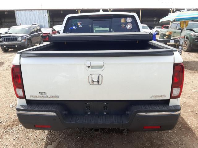 5FPYK3F75JB006406 - 2018 HONDA RIDGELINE RTL WHITE photo 6