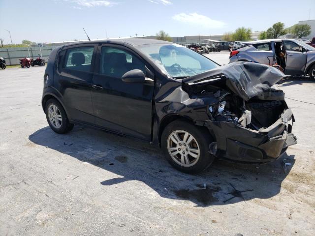 1G1JA6SH7C4103073 - 2012 CHEVROLET SONIC LS 黑色 照片 4