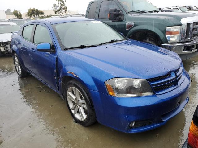 1C3CDZCG3DN585555 - 2013 DODGE AVENGER SXT BLUE photo 4