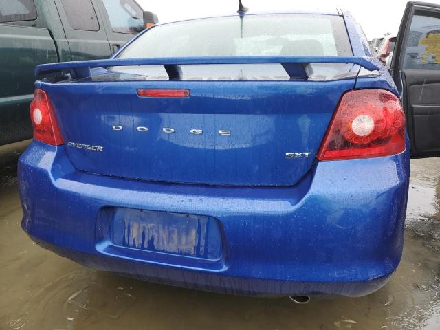 1C3CDZCG3DN585555 - 2013 DODGE AVENGER SXT BLUE photo 6