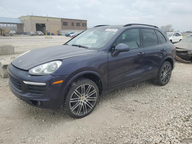 WP1AA2A29HKA90714 - 2017 PORSCHE CAYENNE BLUE photo 1