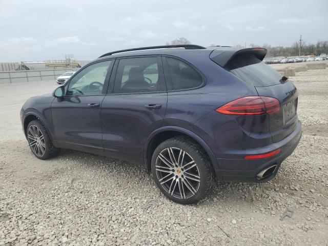 WP1AA2A29HKA90714 - 2017 PORSCHE CAYENNE BLUE photo 2