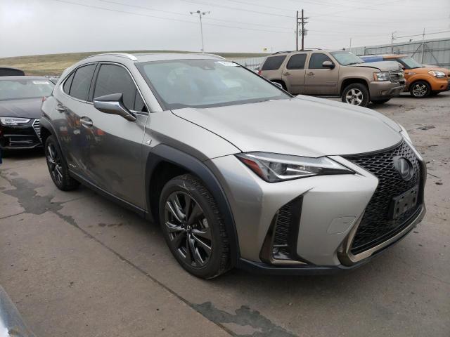 JTHU9JBH4K2004512 - 2019 LEXUS UX 250H SILVER photo 4