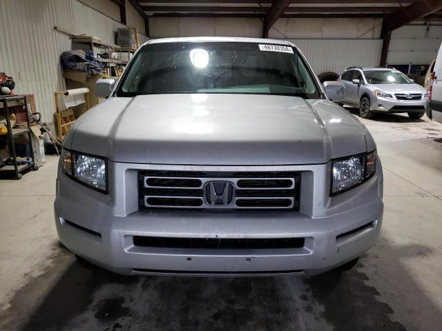 2HJYK16596H536497 - 2006 HONDA RIDGELINE RTL SILVER photo 5