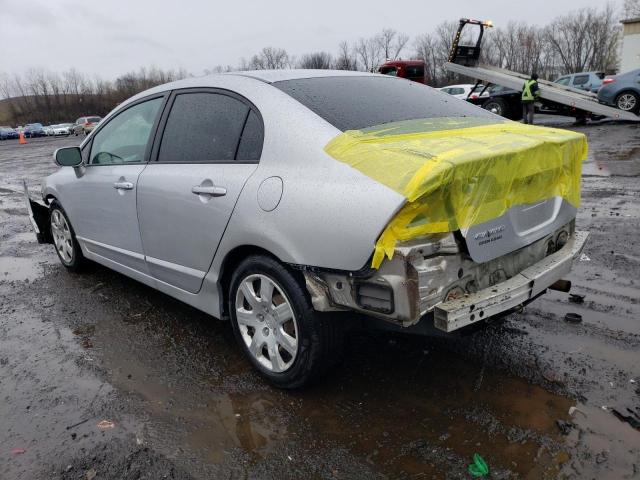 1HGFA15579L014279 - 2009 HONDA CIVIC LX SILVER photo 2