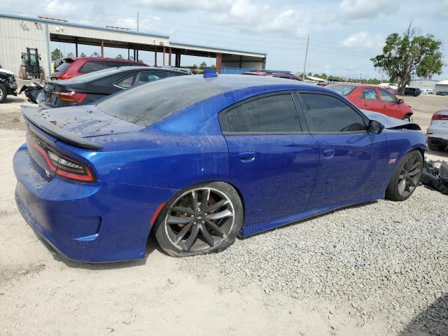 2C3CDXGJ2KH603432 - 2019 DODGE CHARGER SCAT PACK BLUE photo 3