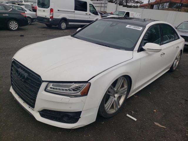 WAU43AFD2GN005655 - 2016 AUDI A8 L QUATTRO WHITE photo 1