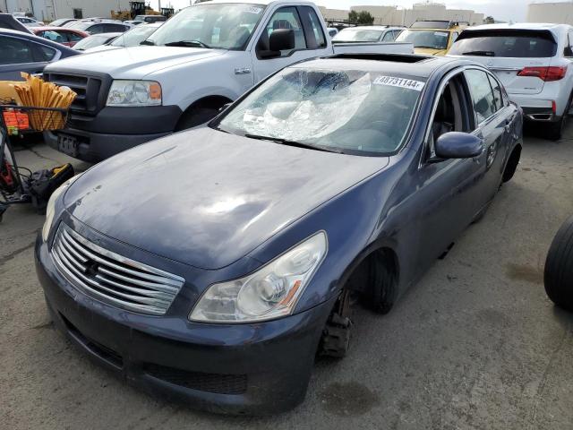 JNKBV61E67M723005 - 2007 INFINITI G35 BLUE photo 1