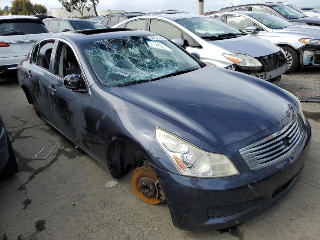 JNKBV61E67M723005 - 2007 INFINITI G35 BLUE photo 4