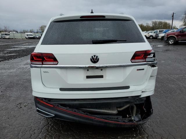 1V2BP2CA0NC510387 - 2022 VOLKSWAGEN ATLAS SEL WHITE photo 6