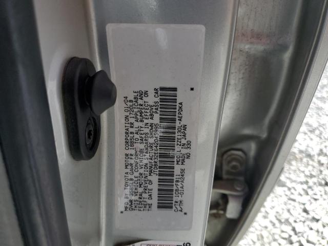 JTDBR32E642045995 - 2004 TOYOTA COROLLA CE SILVER photo 12