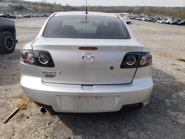 JM1BK12F581857284 - 2008 MAZDA 3 I GRAY photo 6