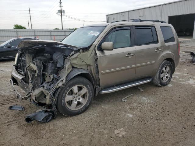 5FNYF3H54BB004205 - 2011 HONDA PILOT EXL GOLD photo 1