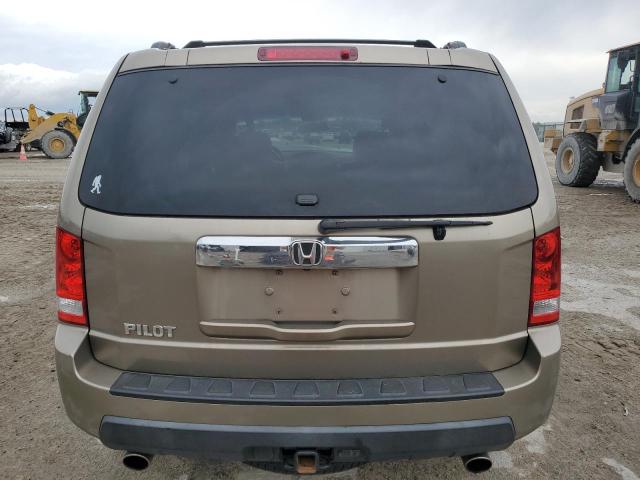 5FNYF3H54BB004205 - 2011 HONDA PILOT EXL GOLD photo 6