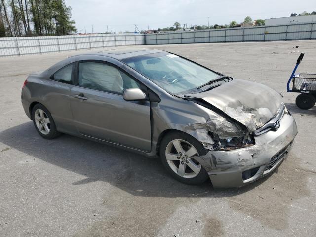 2HGFG12818H525818 - 2008 HONDA CIVIC EX GRAY photo 4