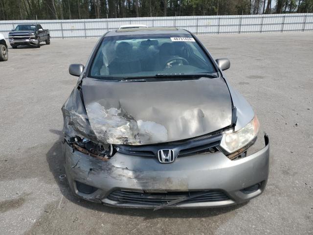 2HGFG12818H525818 - 2008 HONDA CIVIC EX GRAY photo 5