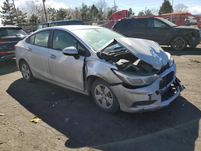 1G1BC5SM1J7208175 - 2018 CHEVROLET CRUZE LS SILVER photo 4