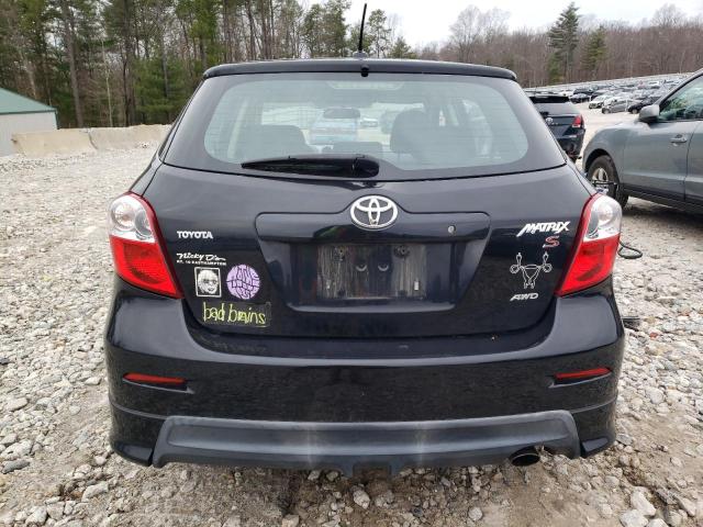 2T1LE40E19C009293 - 2009 TOYOTA COROLLA MA S BLACK photo 6